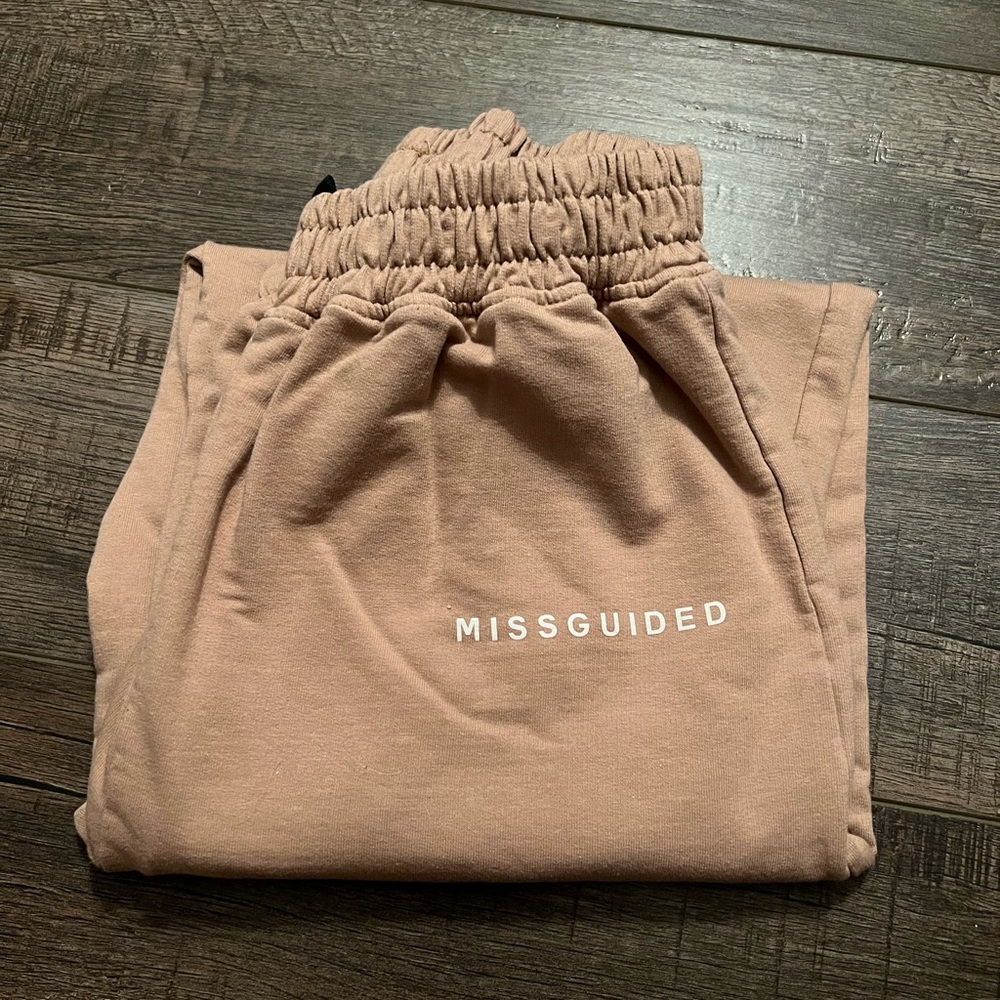 Missguided Blush Pink Sweatpants